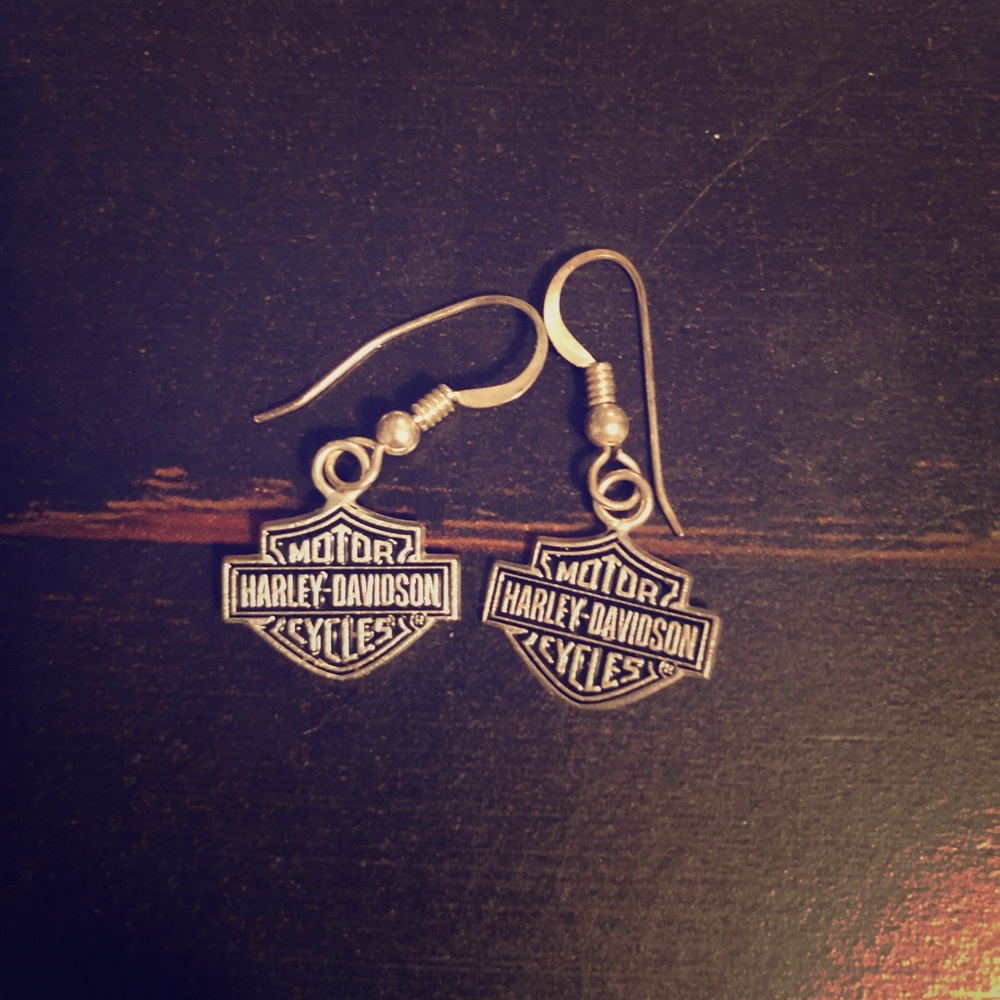 Harley Davidson earrings